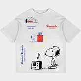 Peanuts Oversized White Tee
